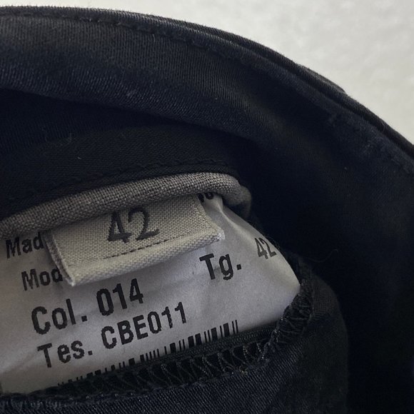 Mason's New York Slim Woman Chino Pants in Slim Stretch Satin Black Size 6 - Picture 5 of 8